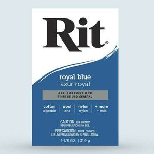 RIT ROYAL BLUE COLOR POWDER DYE 1 1.8 BOX